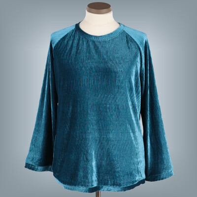 Dressvin tükörbársony felső