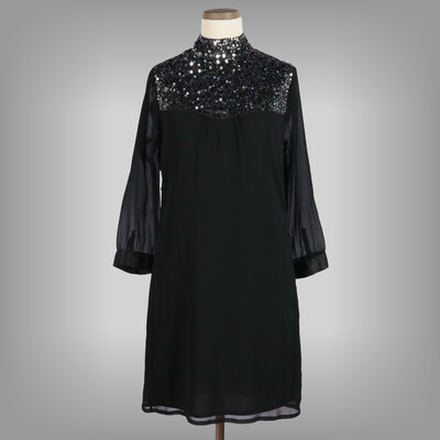 Jung Stil fekete ruha