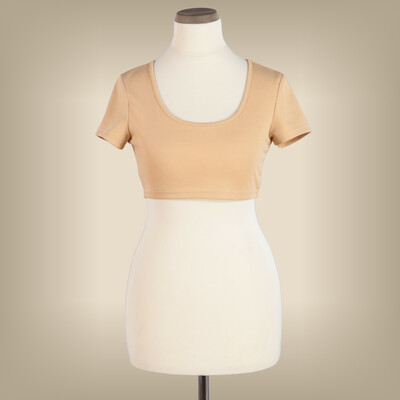 Shein bézs top