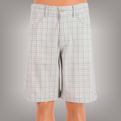 Sisley kockás szürke rövidnadrág