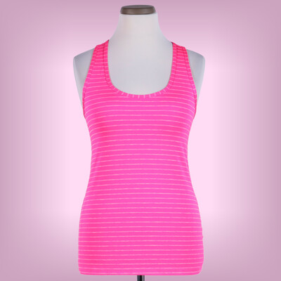 90'Degree csíkos pink trikó