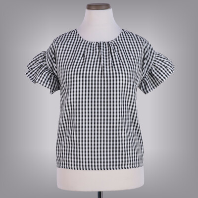 New Collection kockás felső
