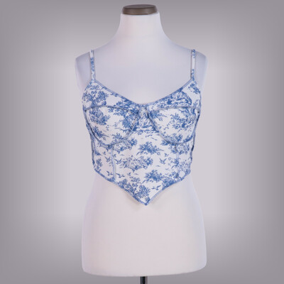 Shein mintás top