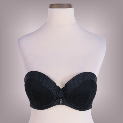 Triumph mintás fekete push-up melltaró