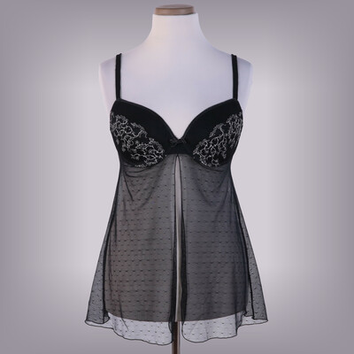 C&A fekete babydoll